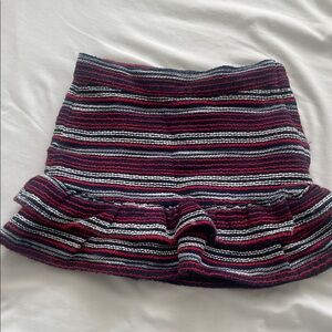 Janie and Jack Multicolor Striped Mini Skirt